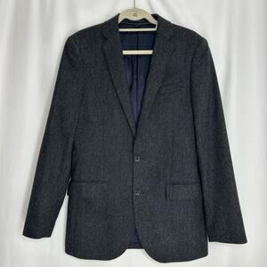 J Crew mens Ludlow wool blazer gray 36R work career wedding guest